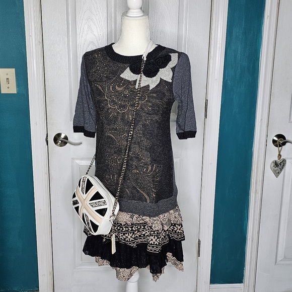 Rene Derhy Parisian Brand Ruffled Dress - Picture 16 of 16